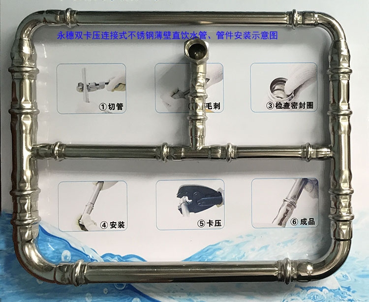 永穗薄壁雙卡壓式不銹鋼水管件,天燃?xì)夤芗惭b示意圖.jpg